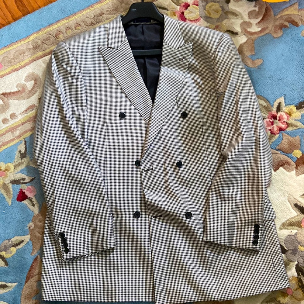 Paul Frederick jacket silk and wool blend